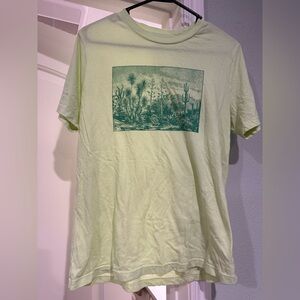 Old Navy Light Green Desert Graphic Tee
